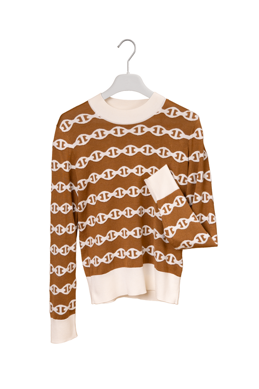 Hermes Chain D'Ancre Knit Sweater