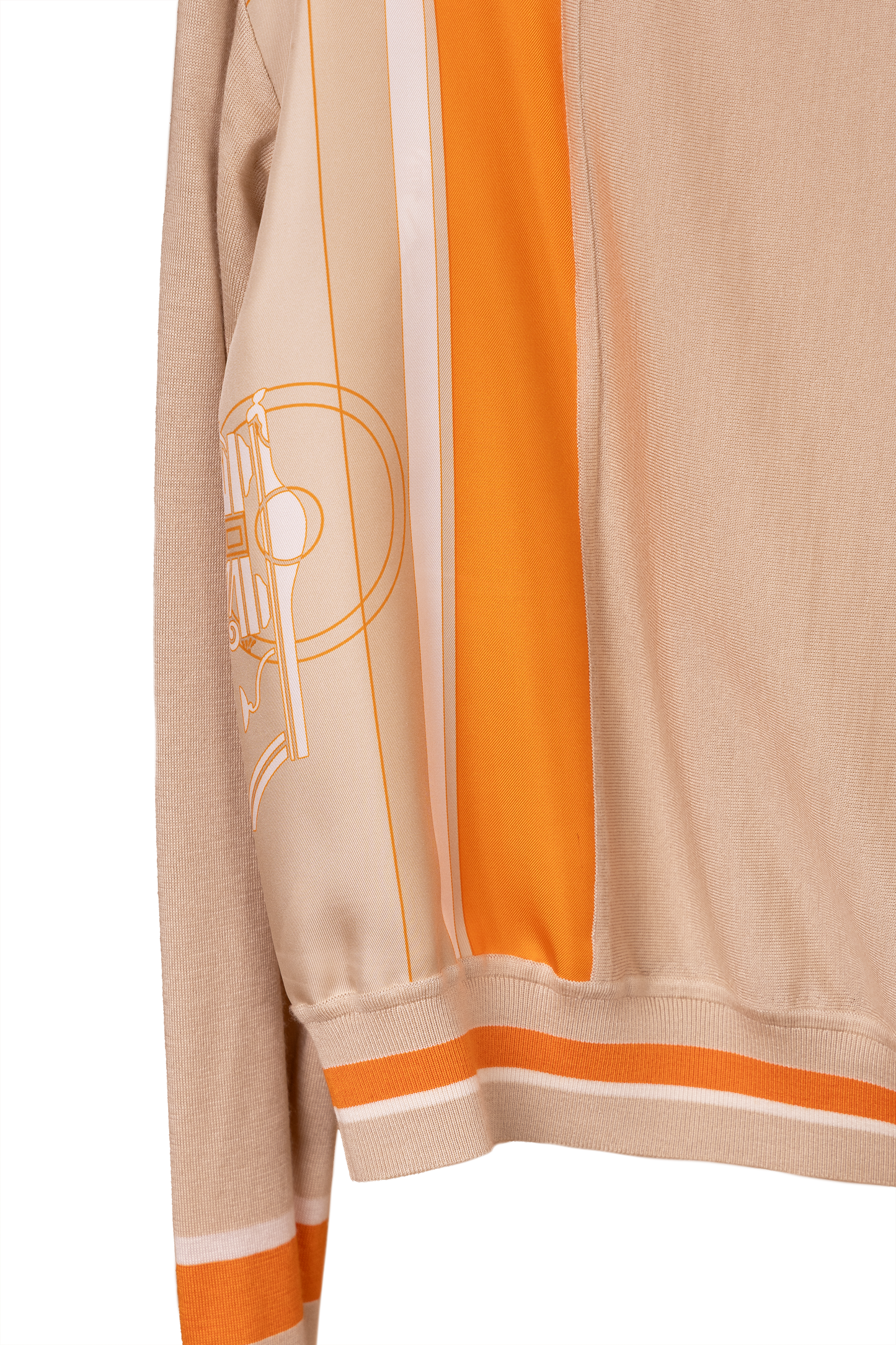 Hermes Twillaine Silk and Knit Sweater