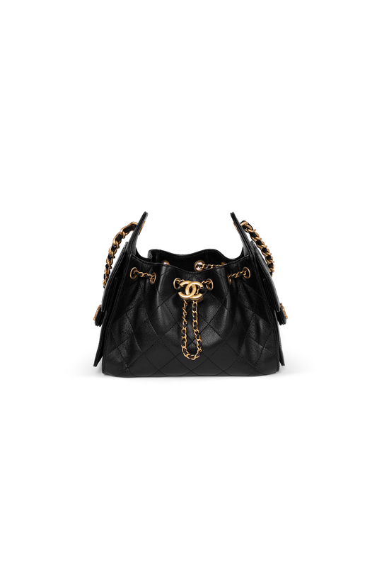 Chanel 25 Mini Black Tote Bag