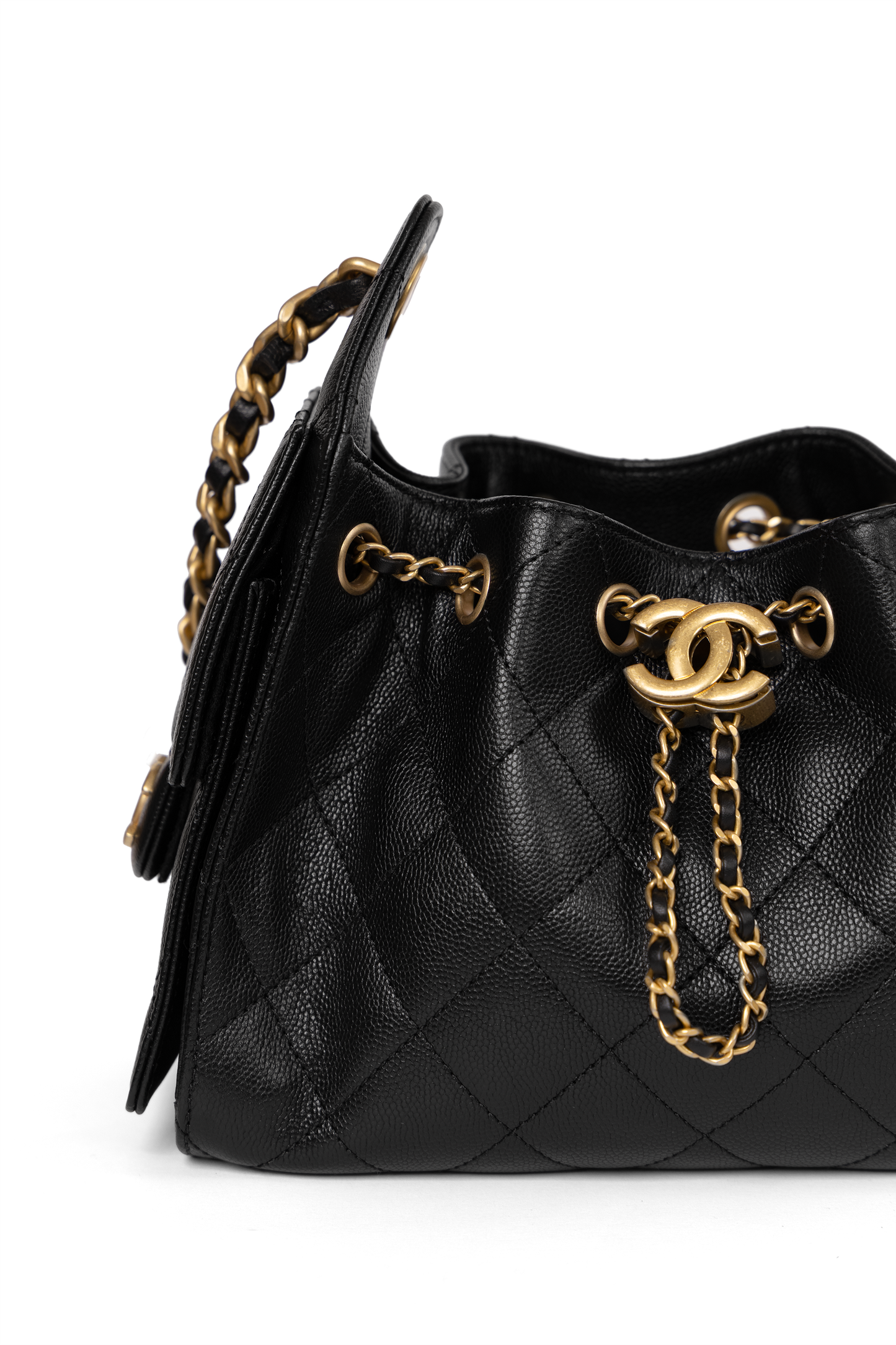 Chanel 25 Mini Black Tote Bag