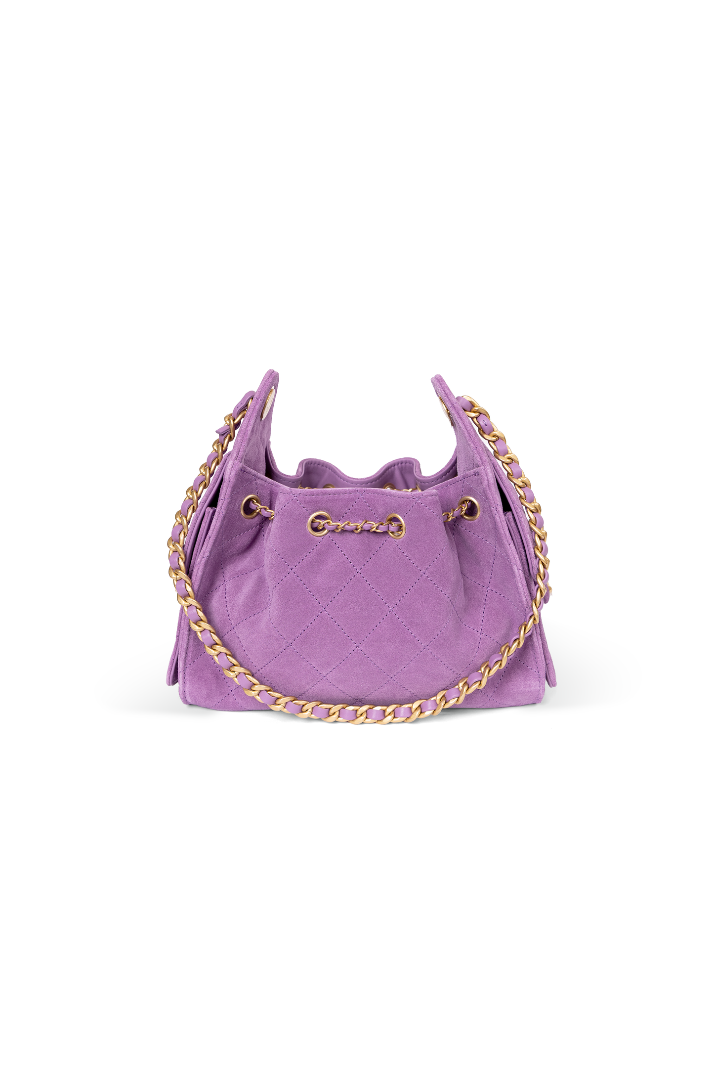 Chanel 25 Mini in Purple Suede