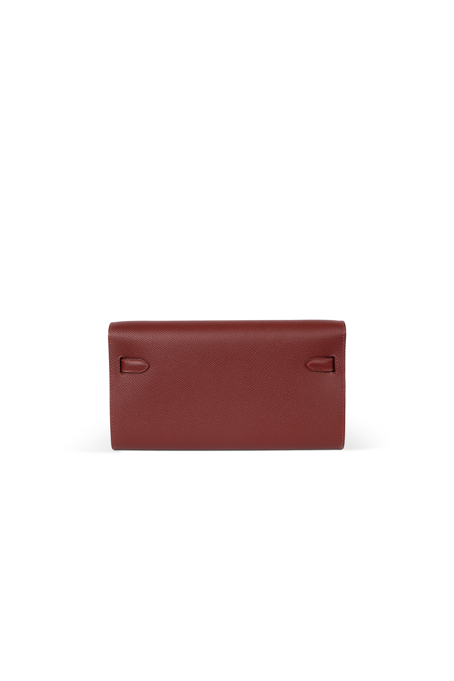 Hermes Kelly To Go in Rouge H with Silver Hardware