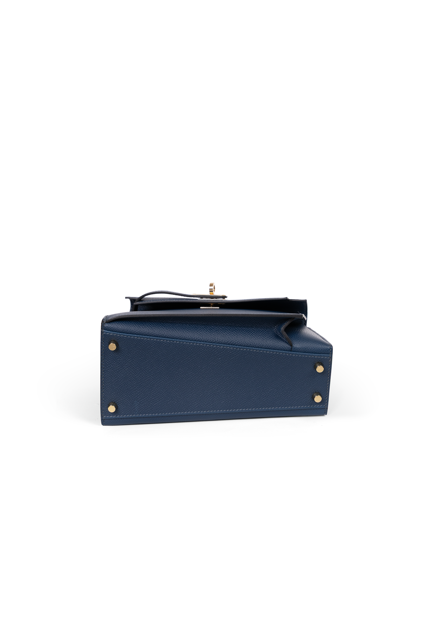Hermes Kelly Desordre in Blue De Prusse with Gold Hardware