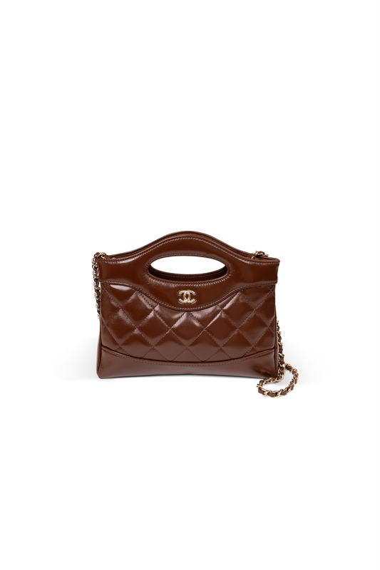 Chanel 31 Mini Brown Shopping Bag