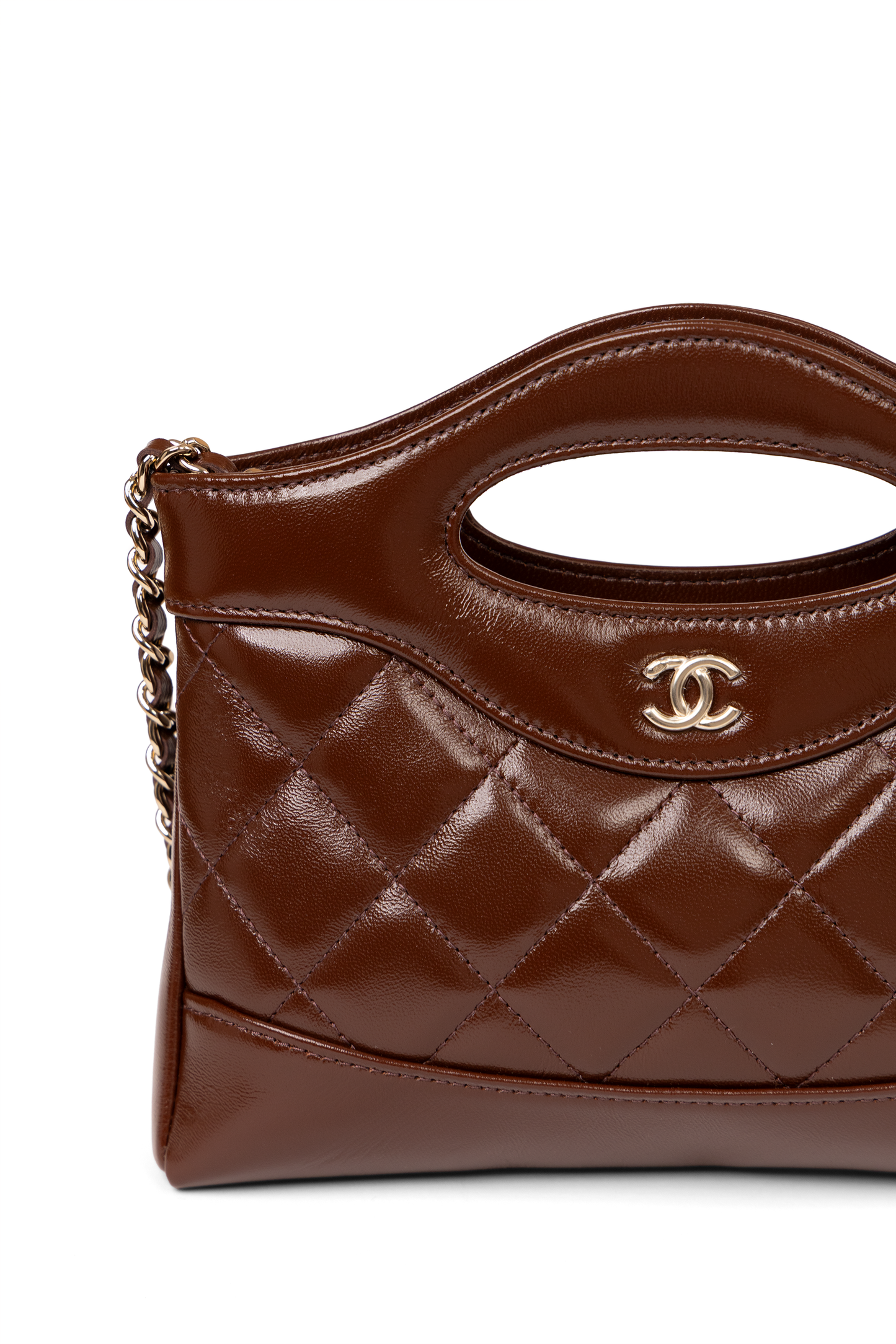 Chanel 31 Mini Brown Shopping Bag