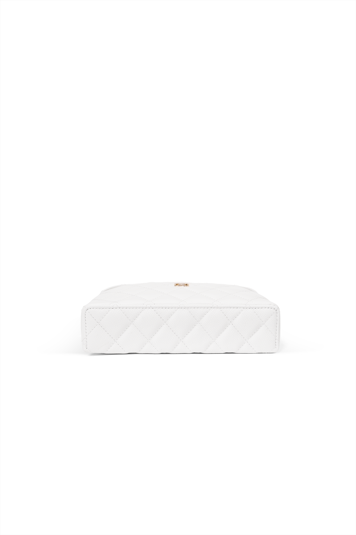 Chanel White Vanity Bag