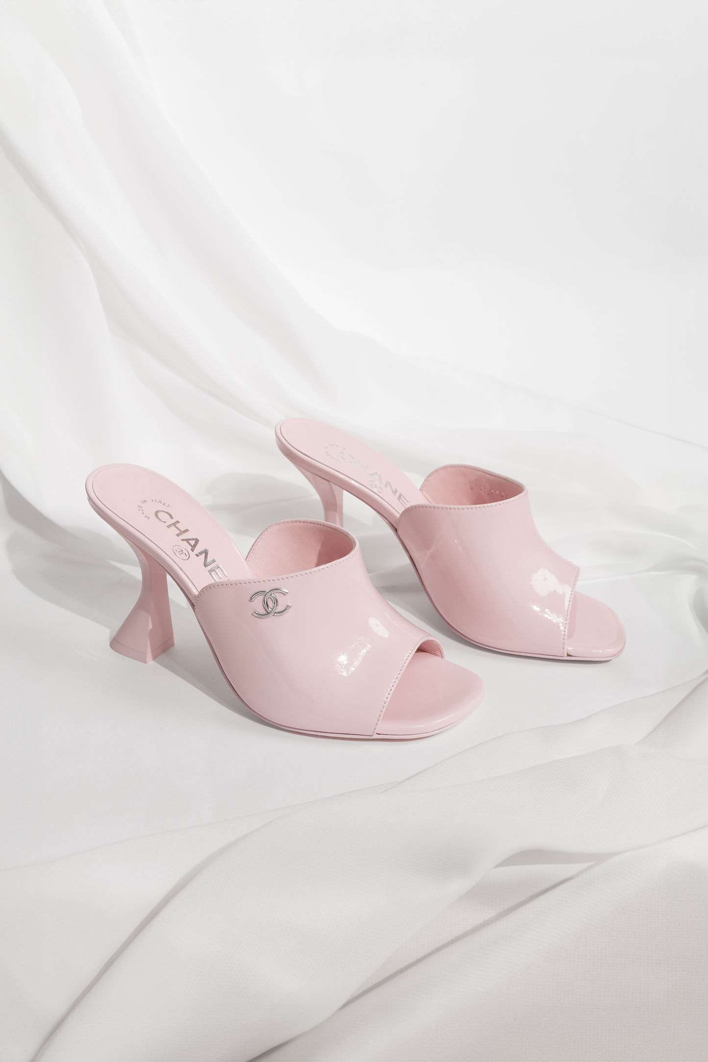 Chanel Light Pink Mules