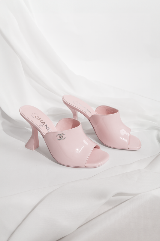 Chanel Light Pink Mules