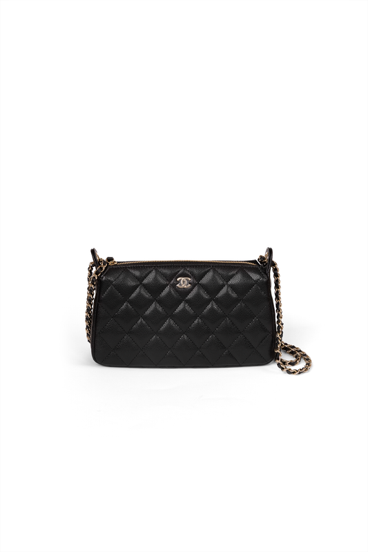 Chanel Black Clutch with Chain