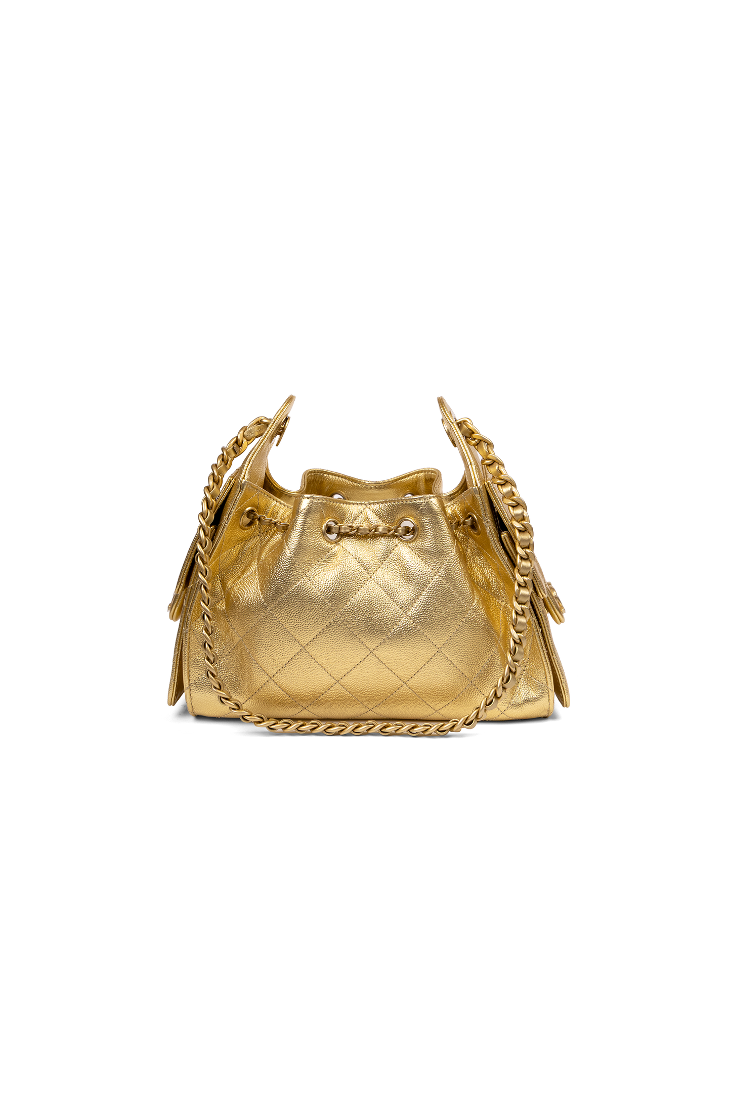 Chanel 25 Mini in Metallic Gold