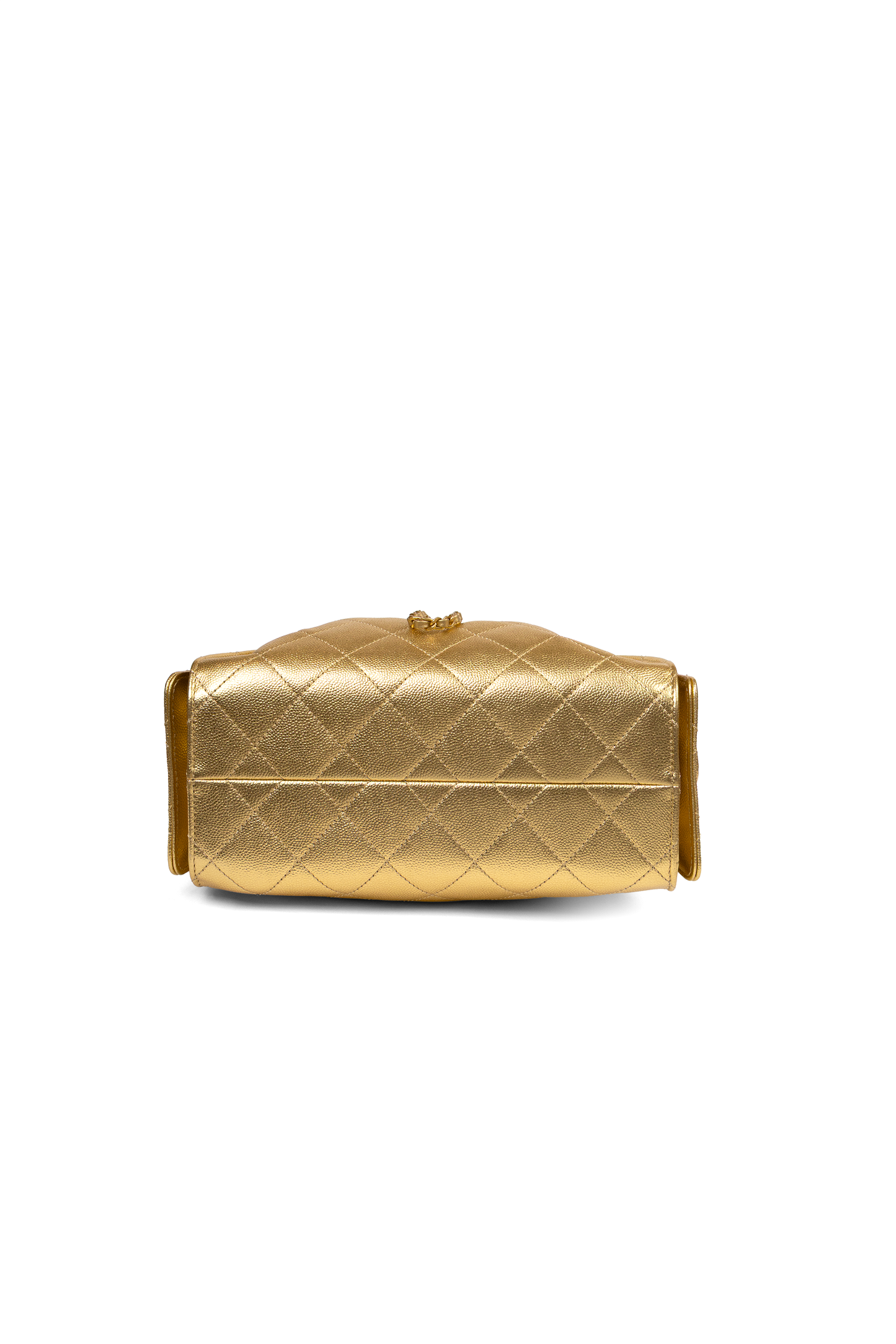 Chanel 25 Mini in Metallic Gold