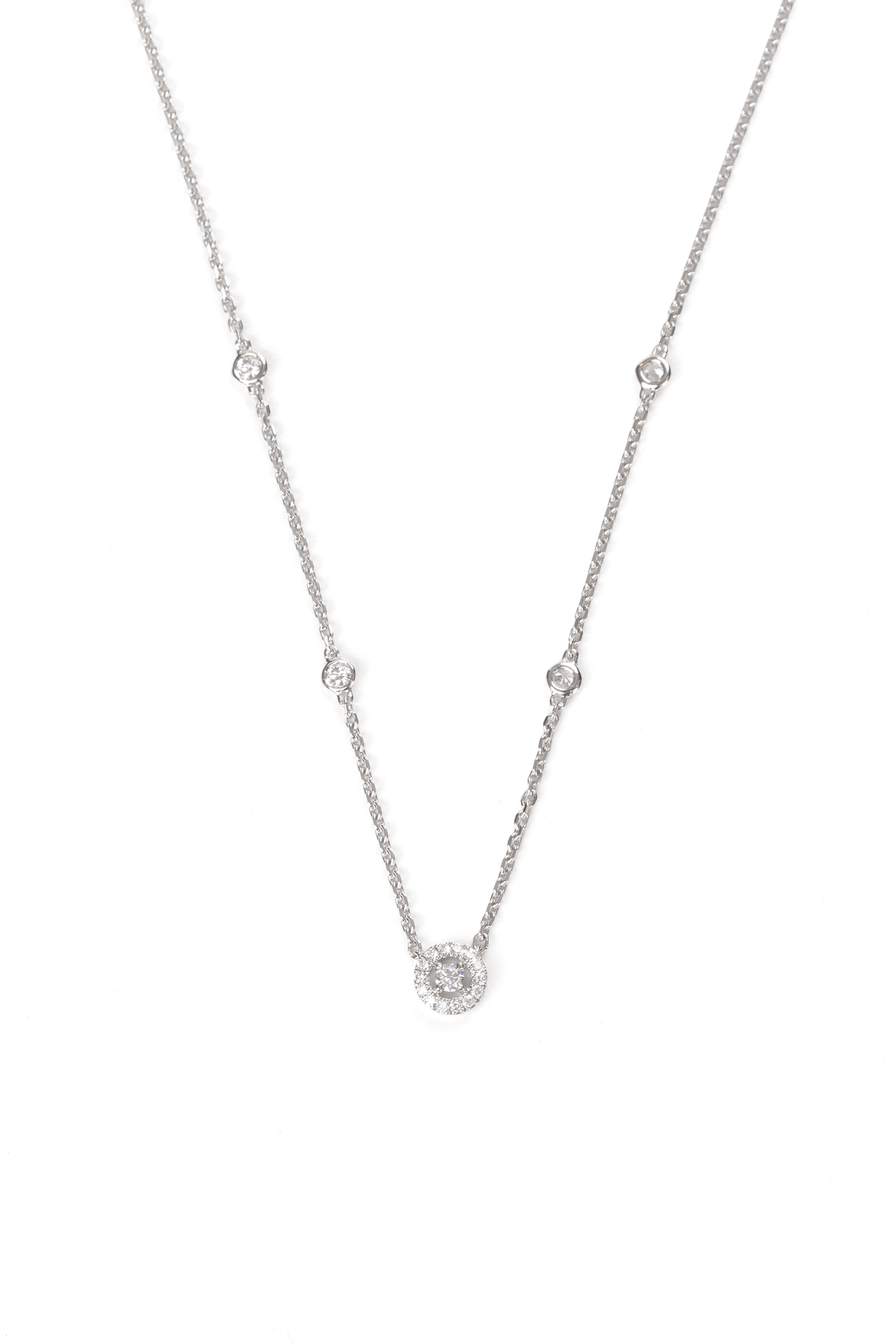 Messika White Gold Diamond Joy Necklace