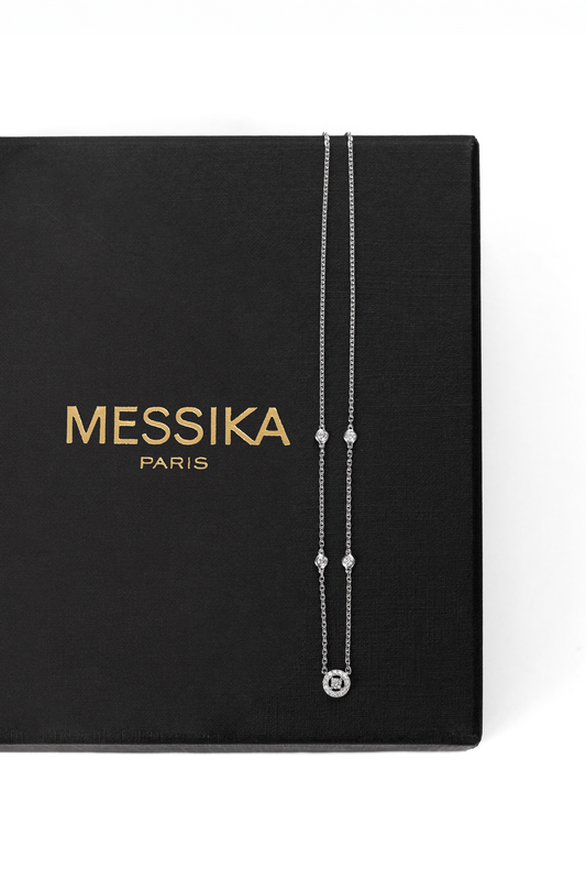 Messika White Gold Diamond Joy Necklace