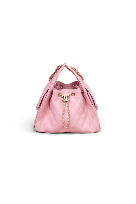 Chanel 25 Pink Hobo Bag