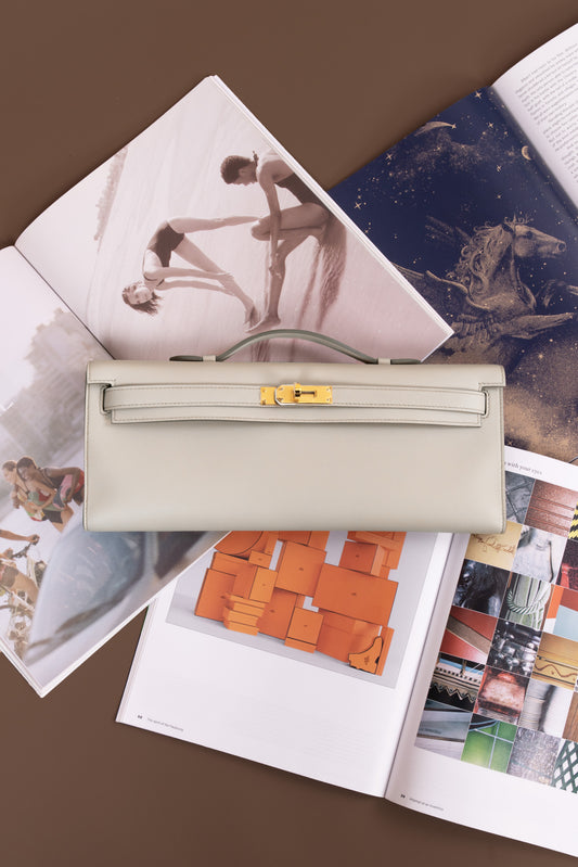 Hermès Kelly Cut Swift Beton GHW