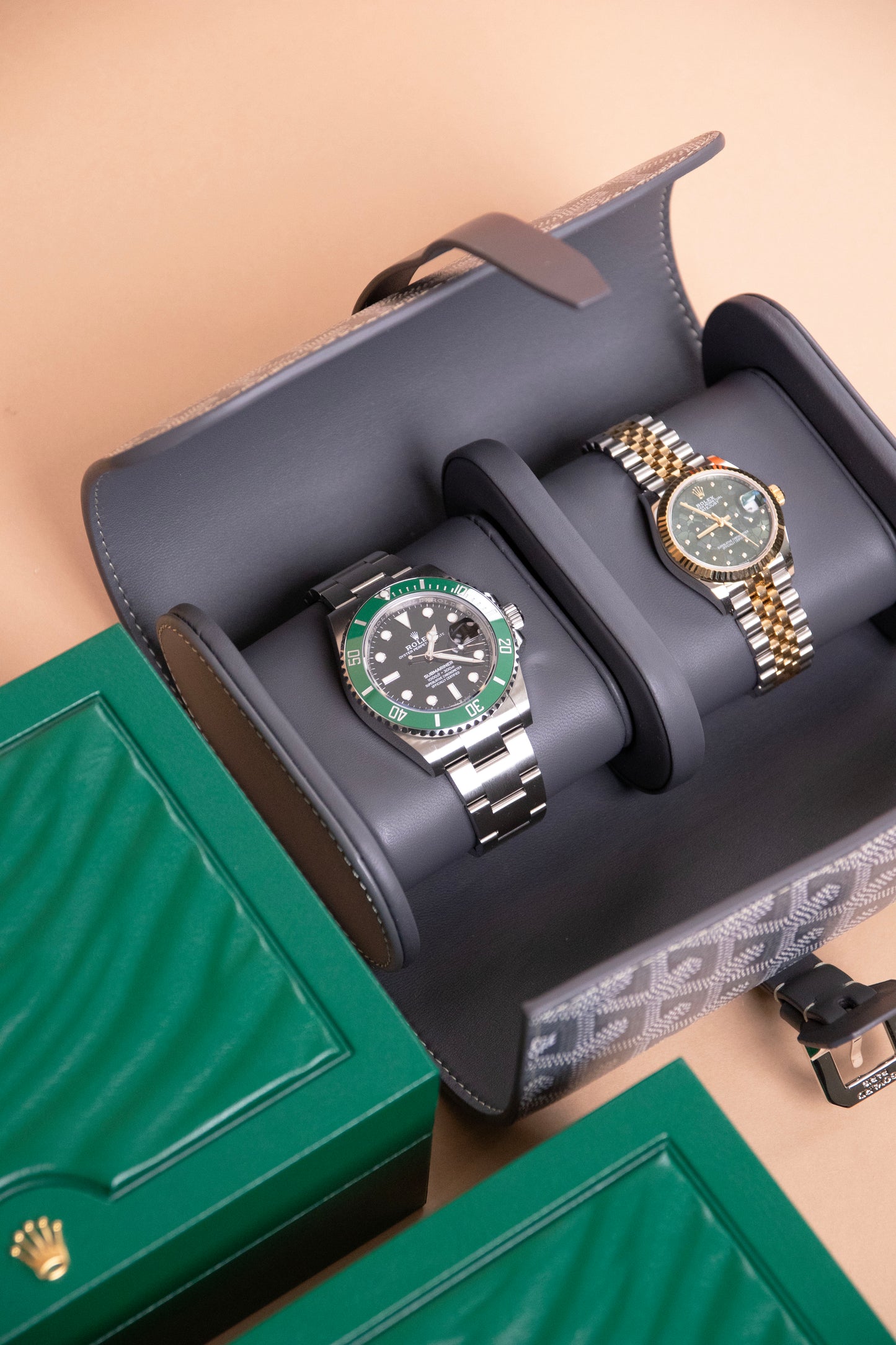 Goyard Double Travel Watch Case