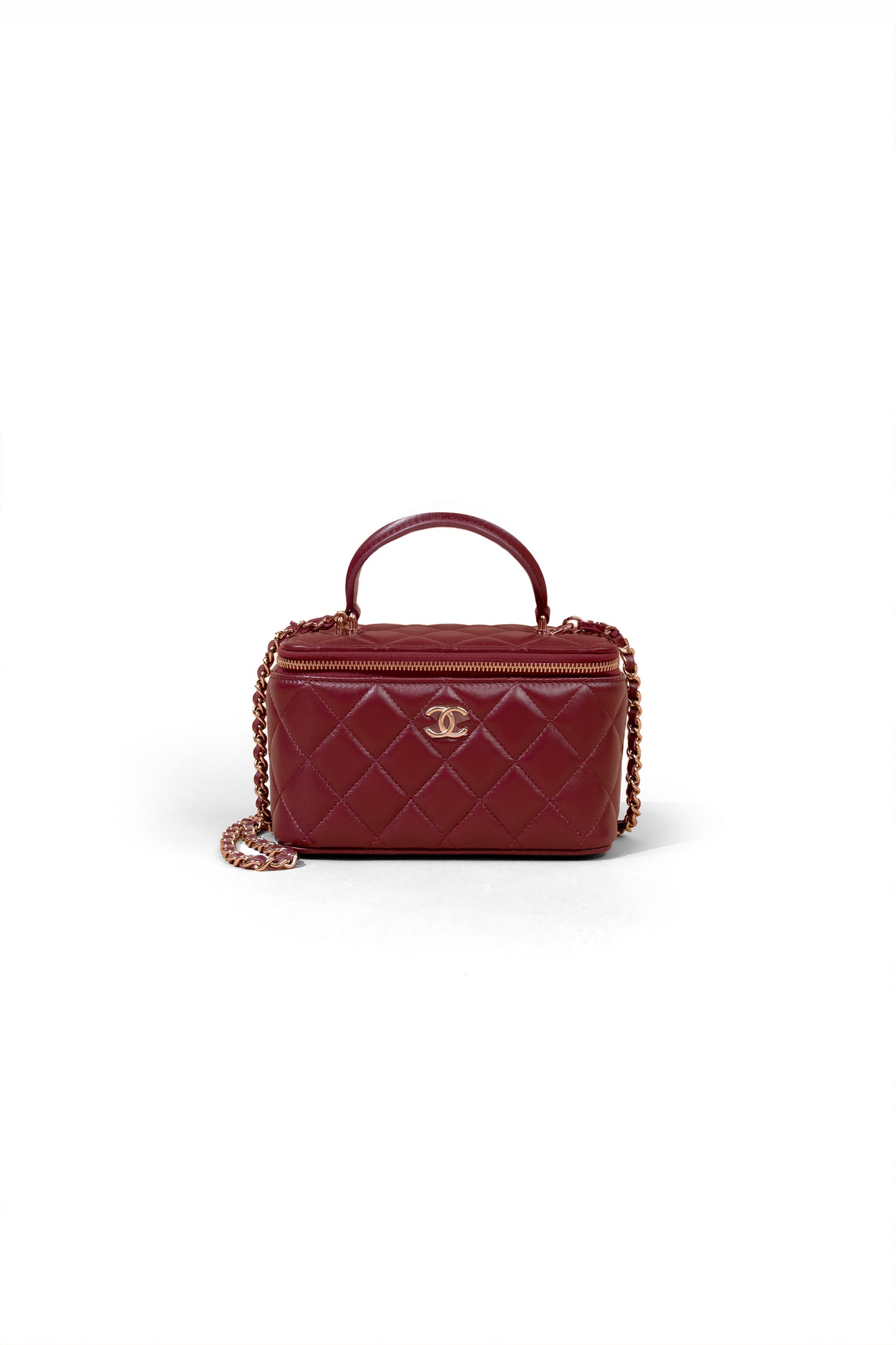 Chanel Mini Red Vanity Bag