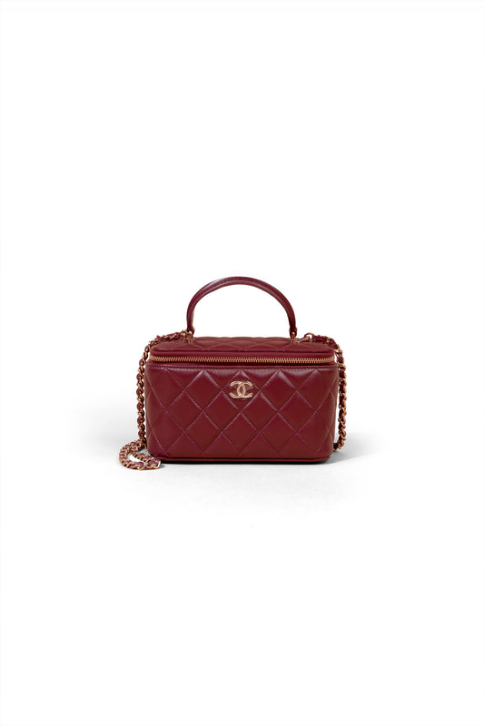 Chanel Mini Red Vanity Bag