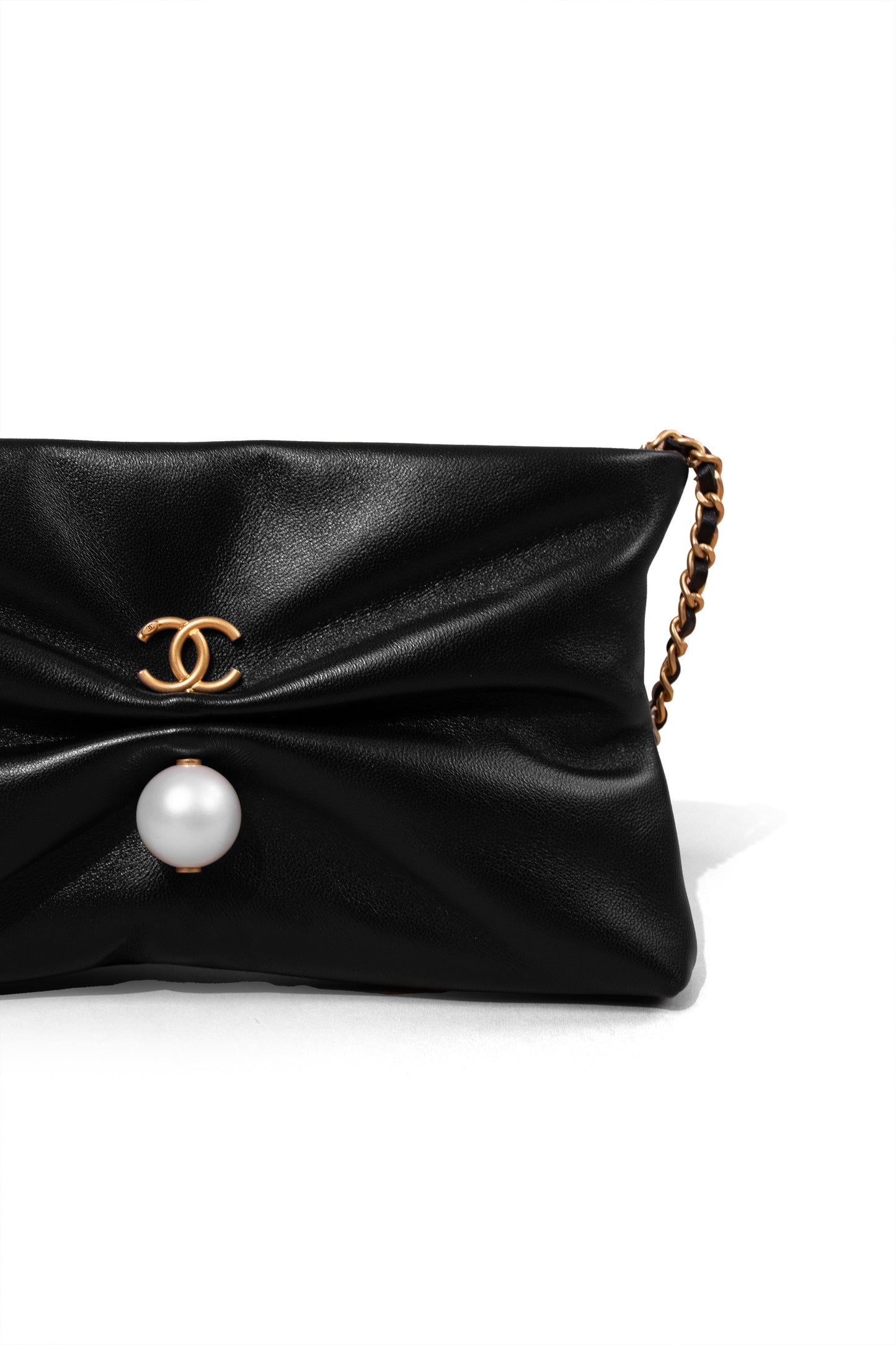 Chanel Black Pearl Clutch
