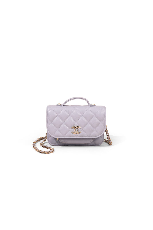 Chanel Wallet on Chain in Lavender