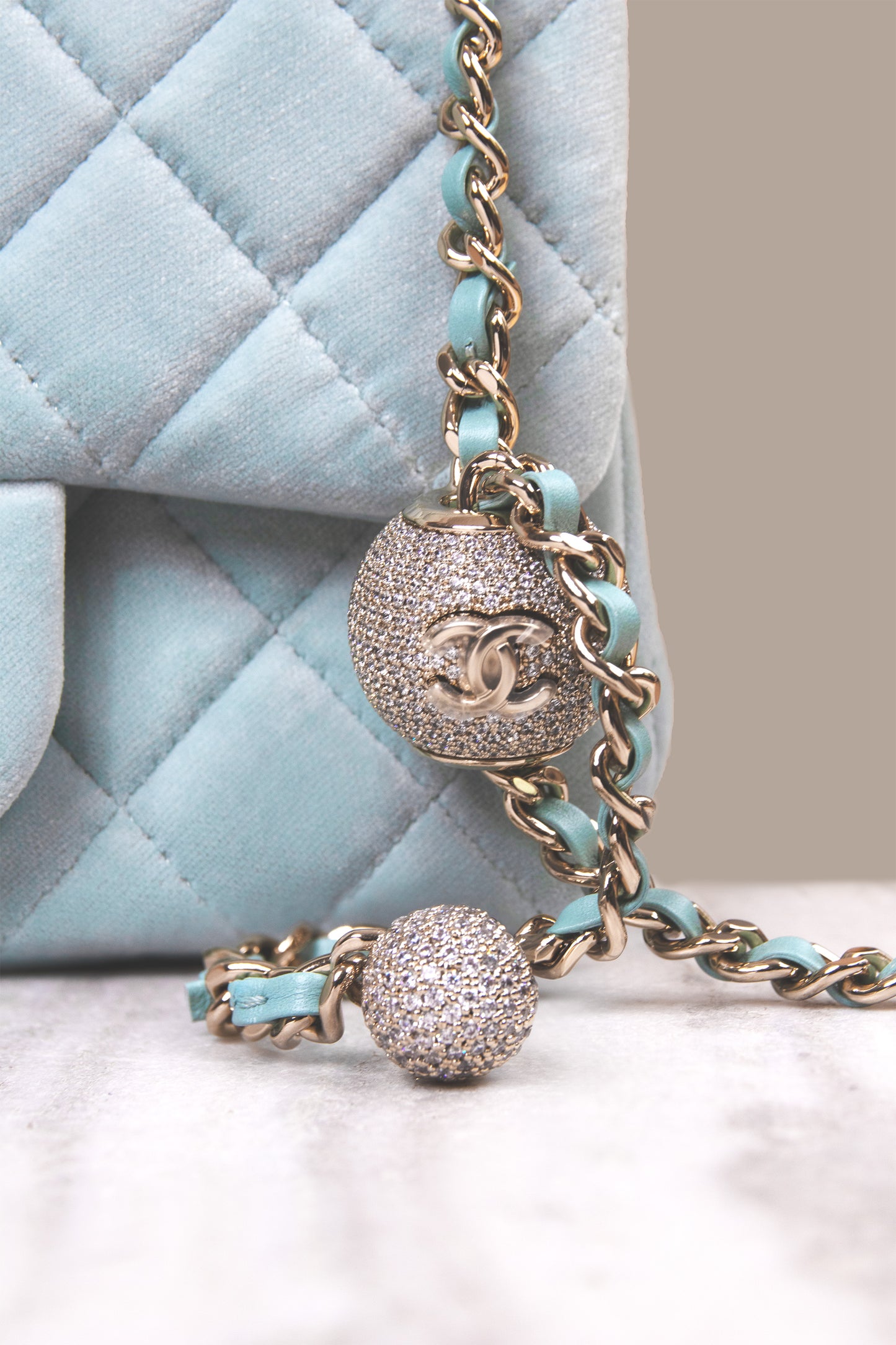 Chanel Mini Blue Flap Bag