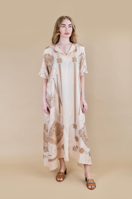 Hermès Caftan in Blanc Poros
