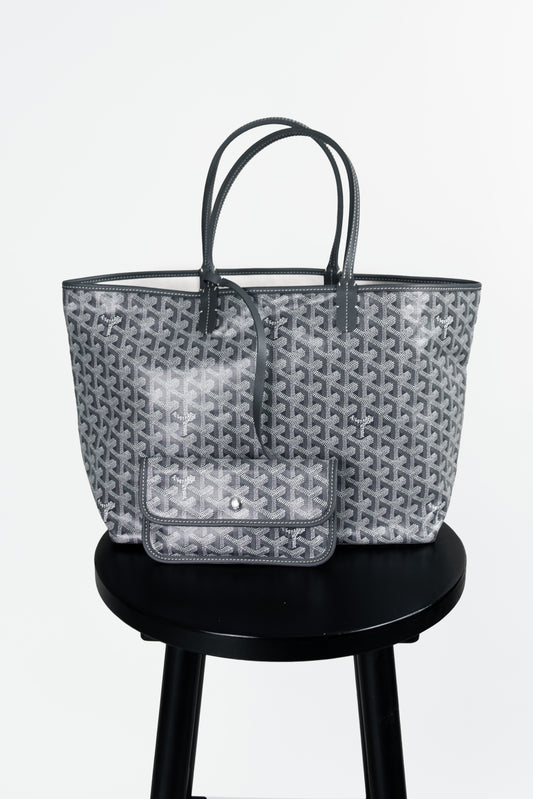 Goyard St Louis PM Grey Bag
