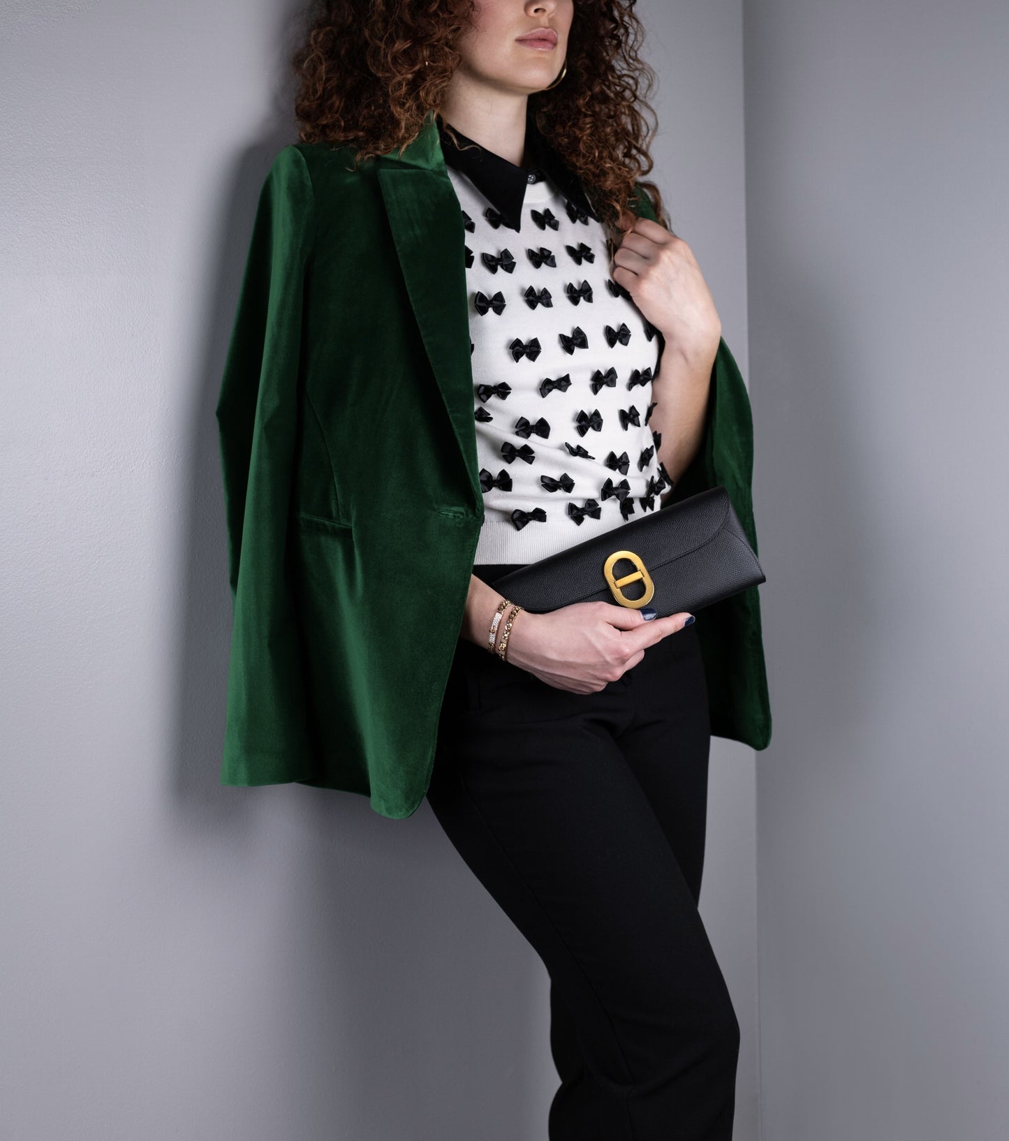 محفظة Hermès Chaine D'ancre To Go السوداء GHW