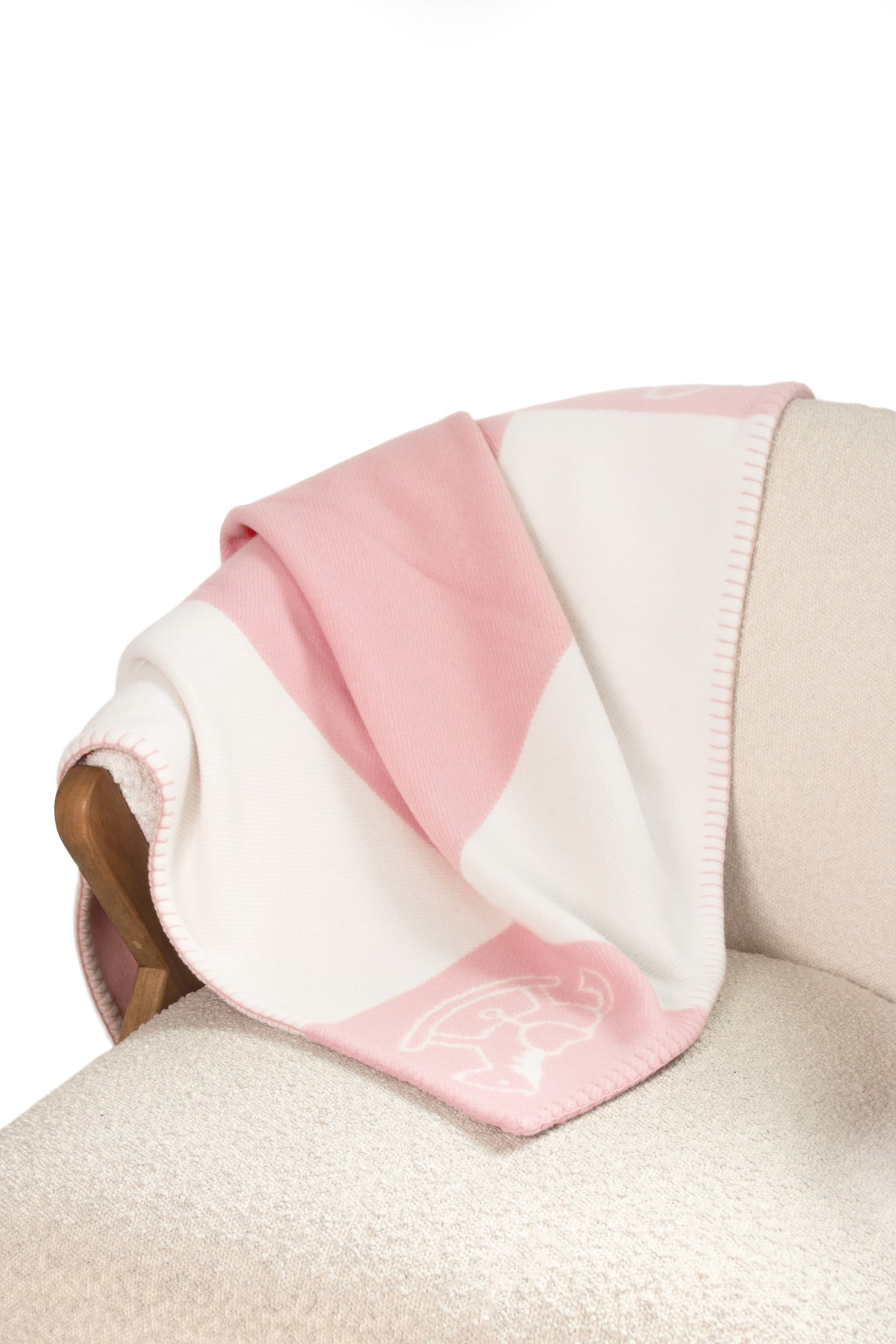 Baby Blanket in Pastel Pink