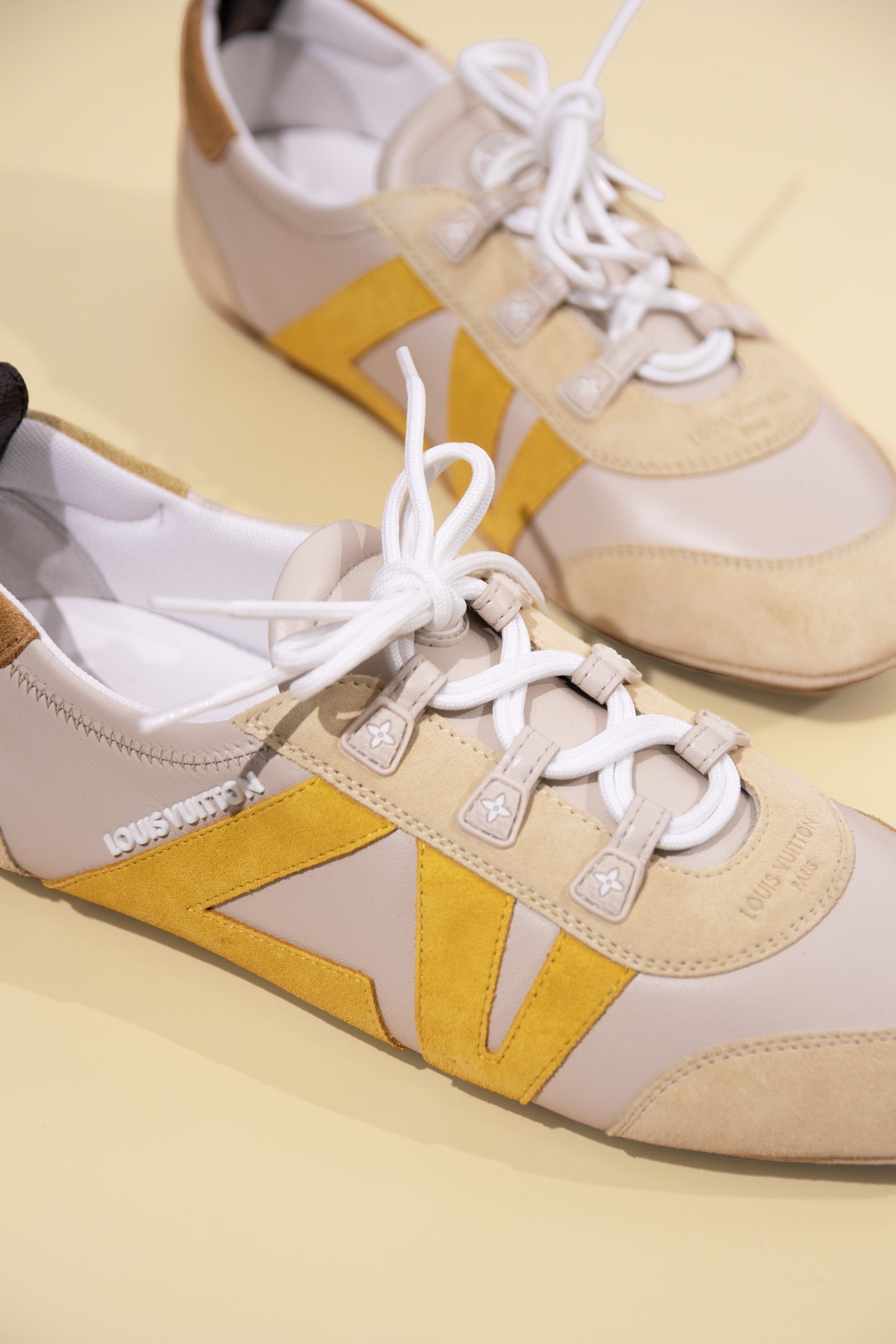 Louis Vuitton LV Sneakerina in Beige Clair