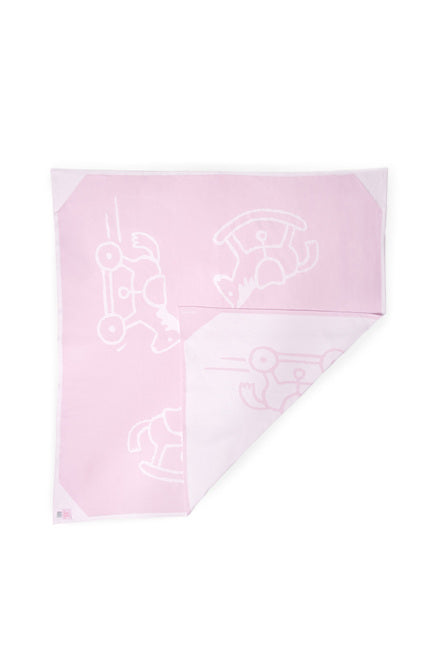 Hermes Pink Baby Blanket
