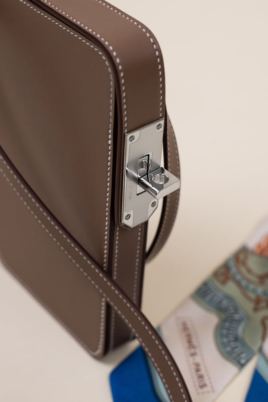 Hermès Hac a Box في Etoupe PHW