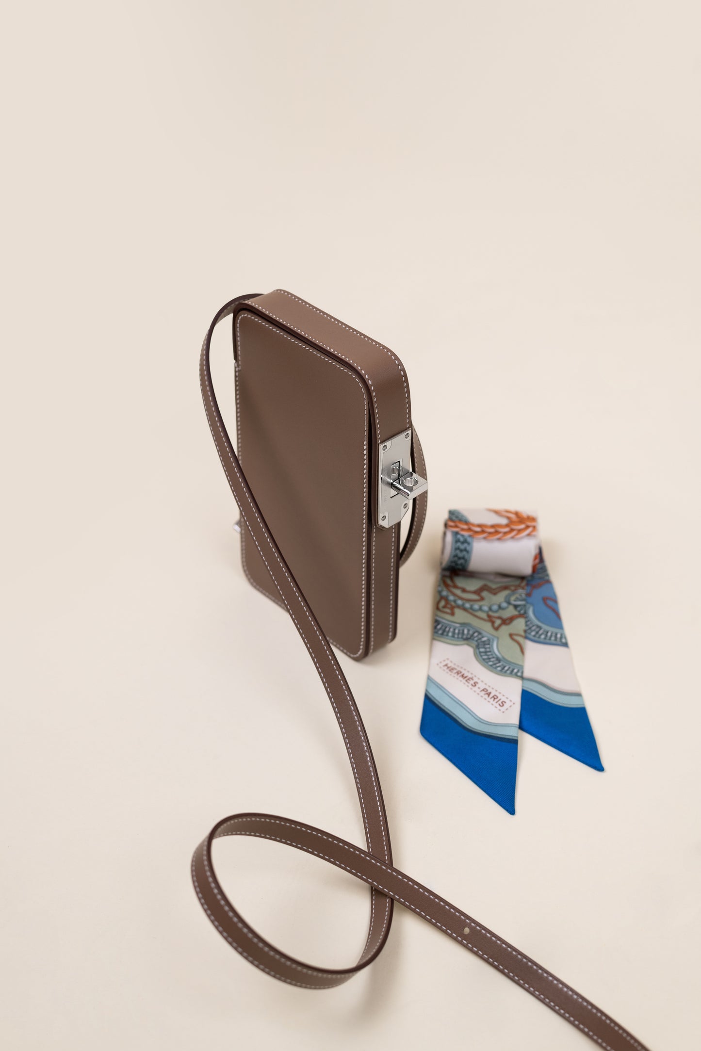 Hermès Hac a Box في Etoupe PHW