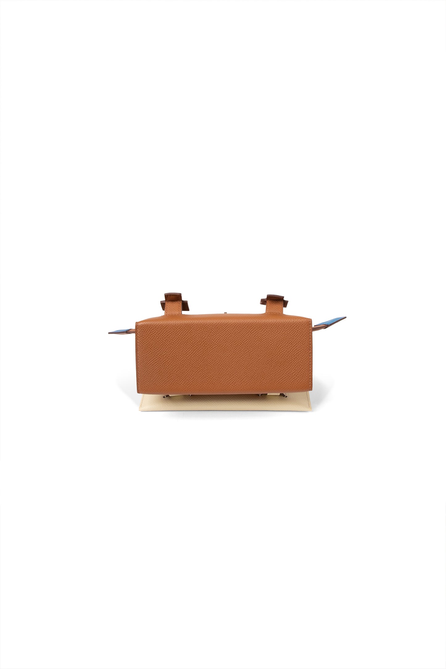 Hermes Mini Kelly Picto Doll in Gold with Silver Hardware