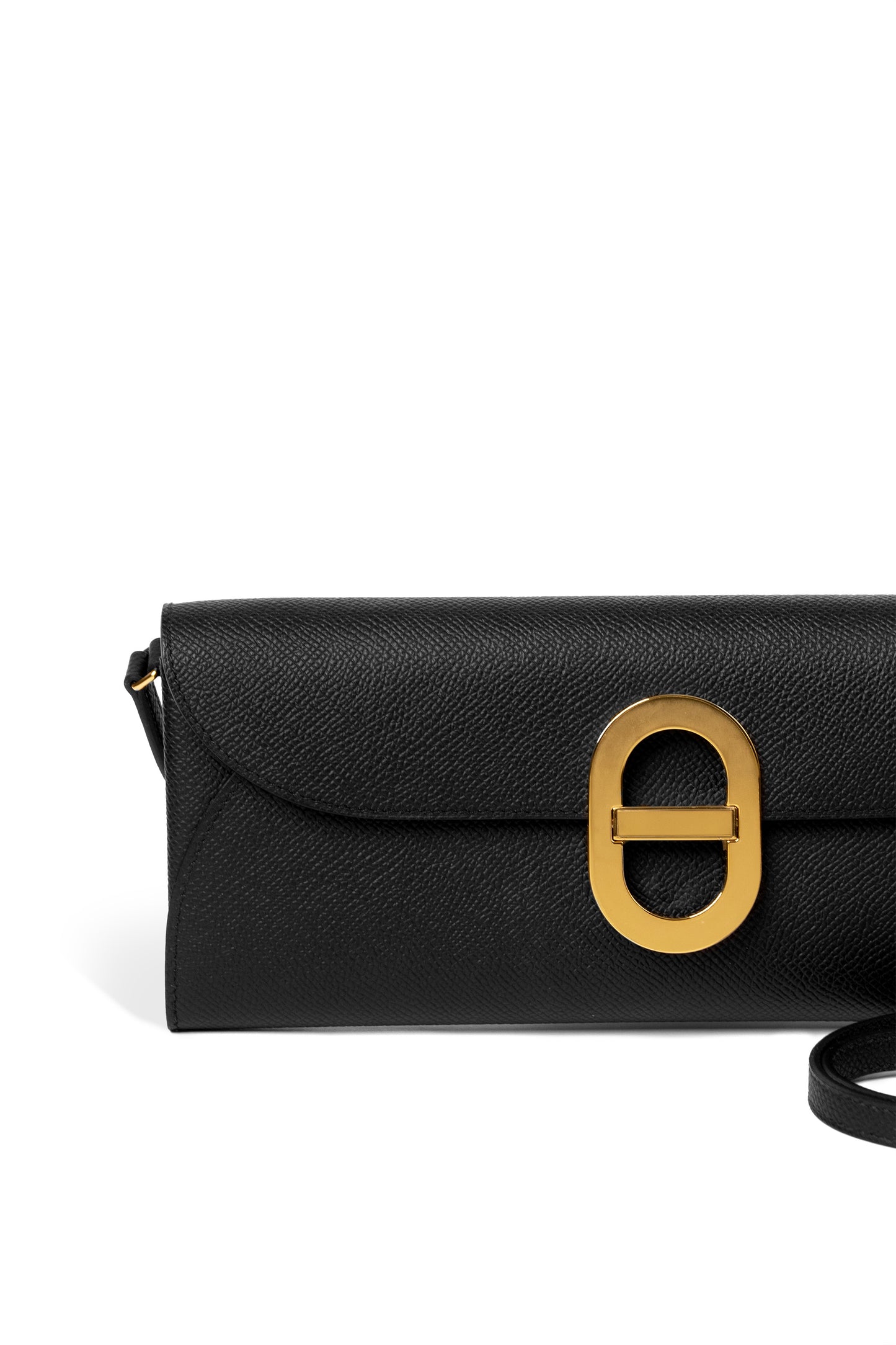Hermes Chain D'Ancre in Black with Gold Hardware