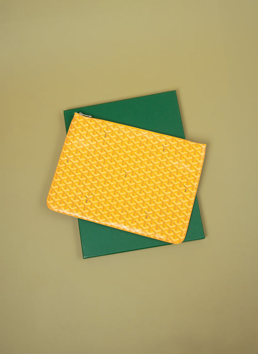 Goyard Pochette Senat GM Yellow