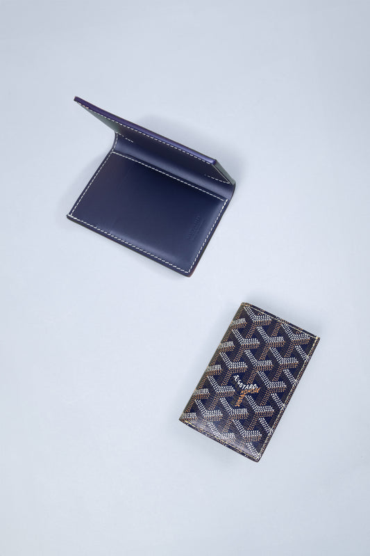 Goyard Navy Card Holder