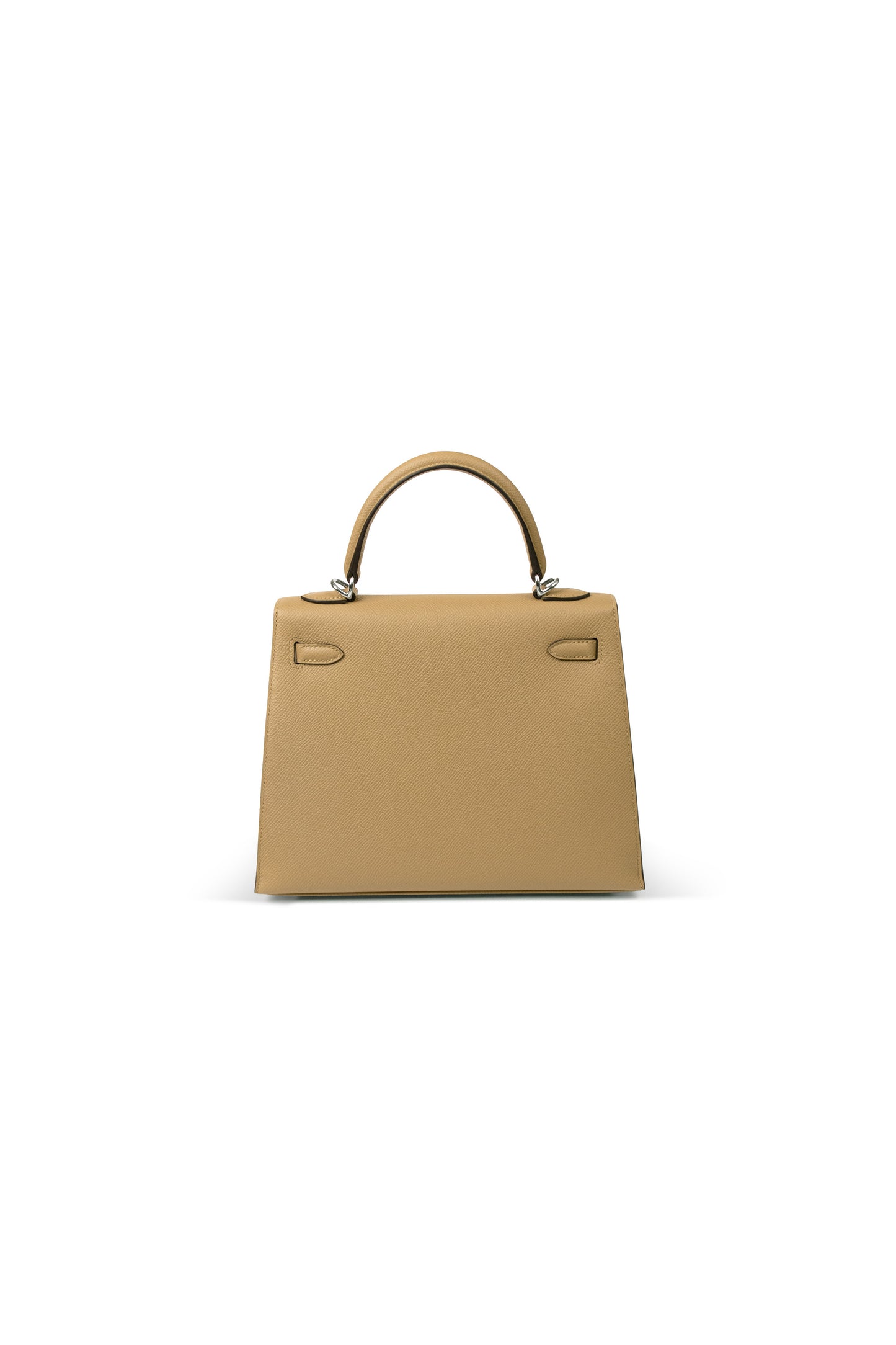 Hermes Kelly 25 in Poussiere with Silver Hardware