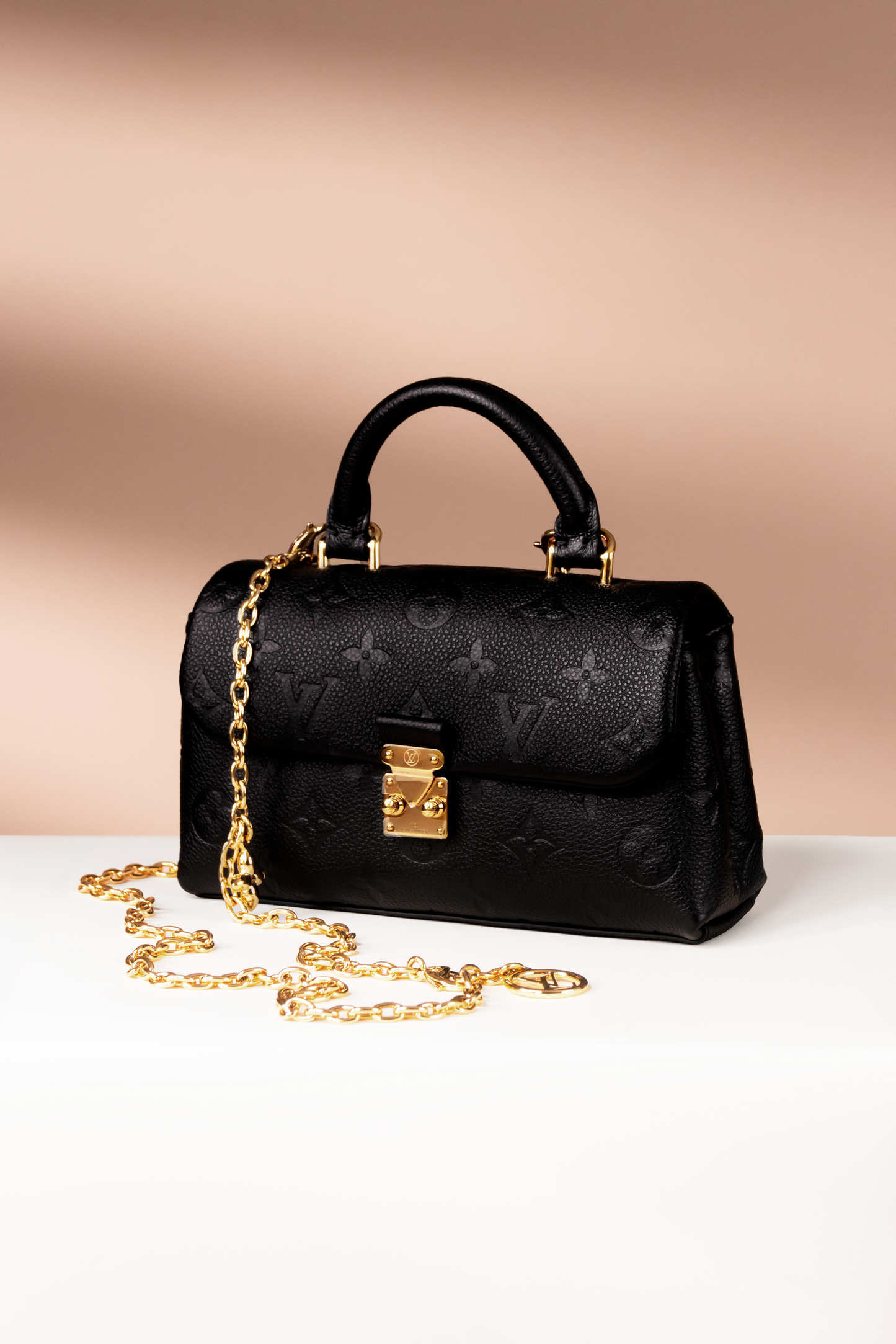 Louis Vuitton Nano Madeleine Black Bag