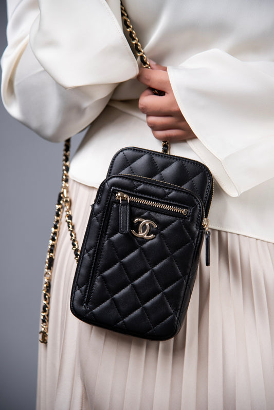 Chanel Small Black Cross Body Bag