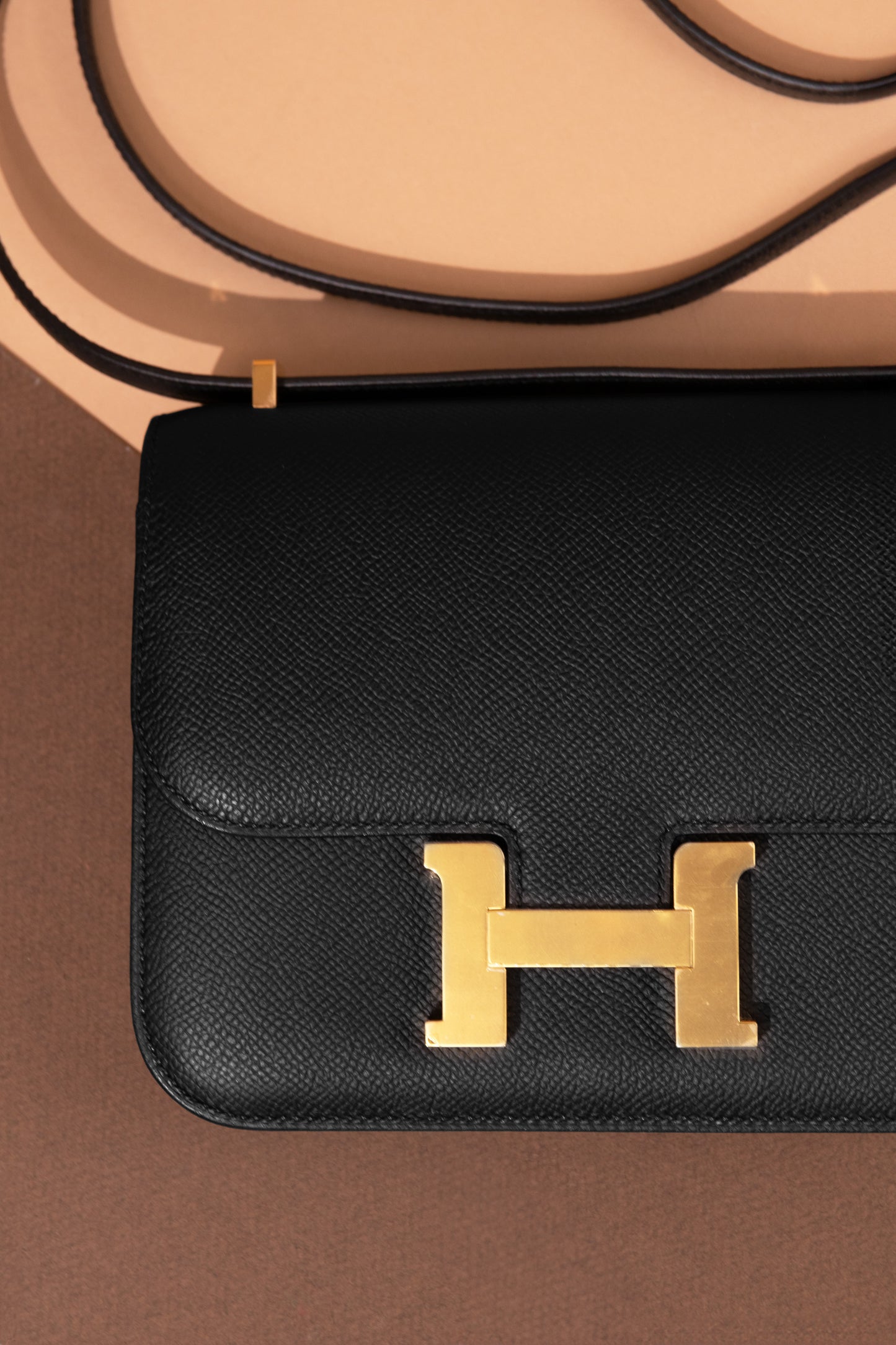 Hermès Mini Constance 18 Epsom Black GHW