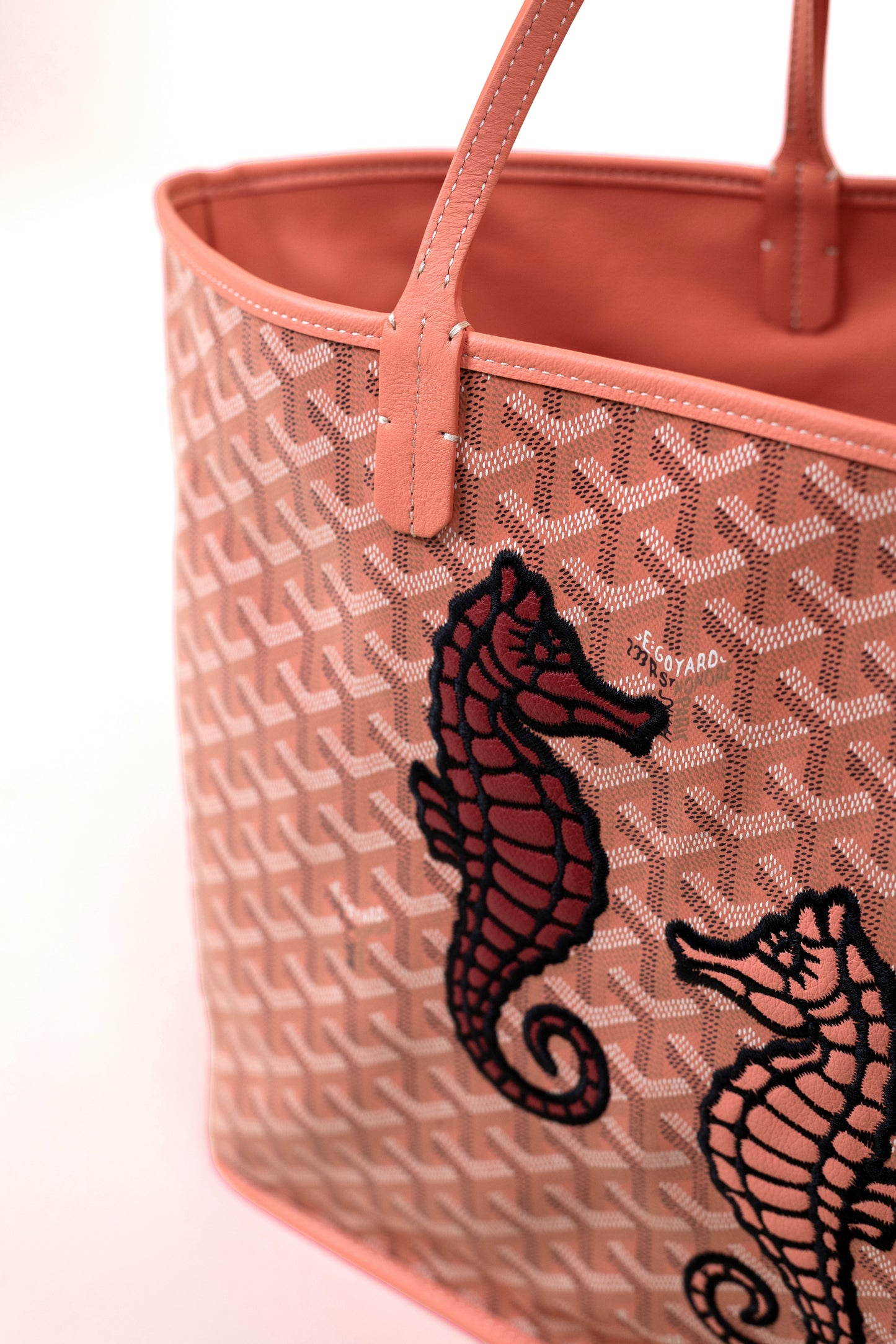 Goyard Limited Edition St Louis PM Tote Bag in Coral