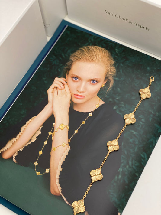 Van Cleef & Arpels Guilloche 5 Motifs Bracelet