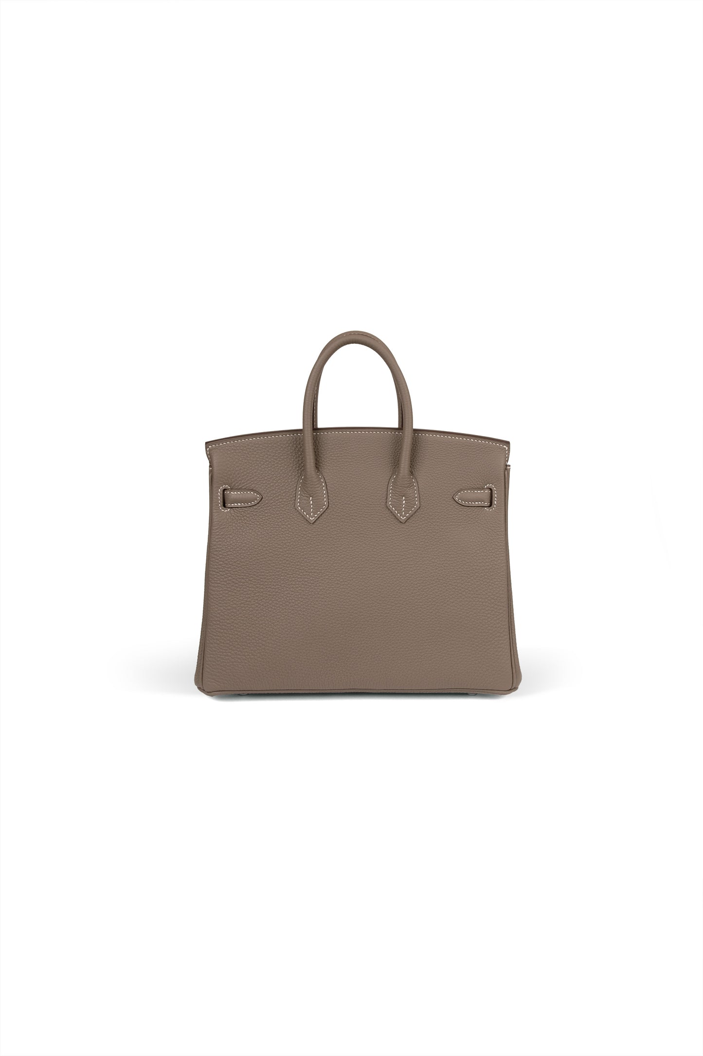 Hermes Birkin 25 in Etoupe with Silver Hardware