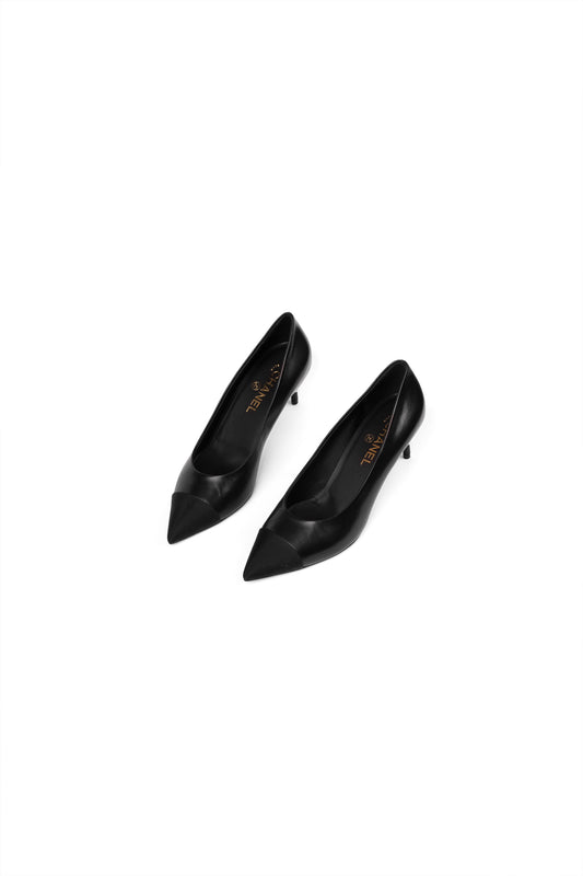 Chanel Pearl Black Pump