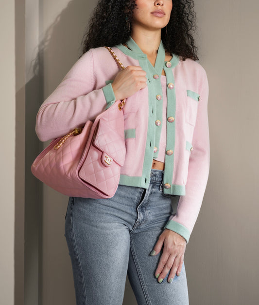 Chanel 25 Hobo Small Pink Bag
