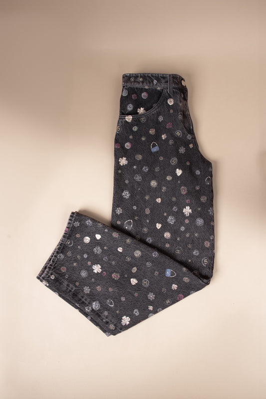 Chanel Black Denim Jeans