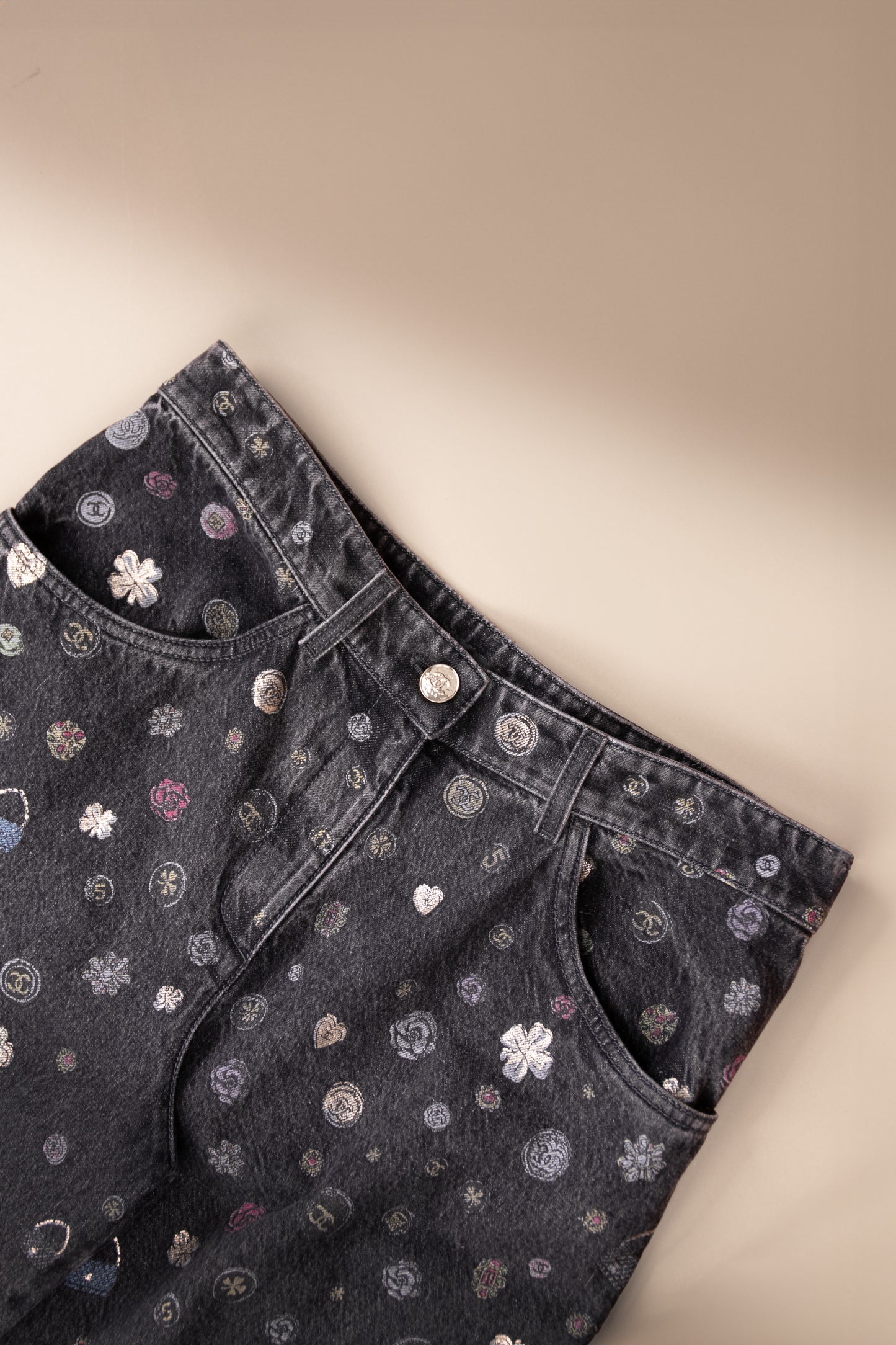 Chanel Black Denim Jeans