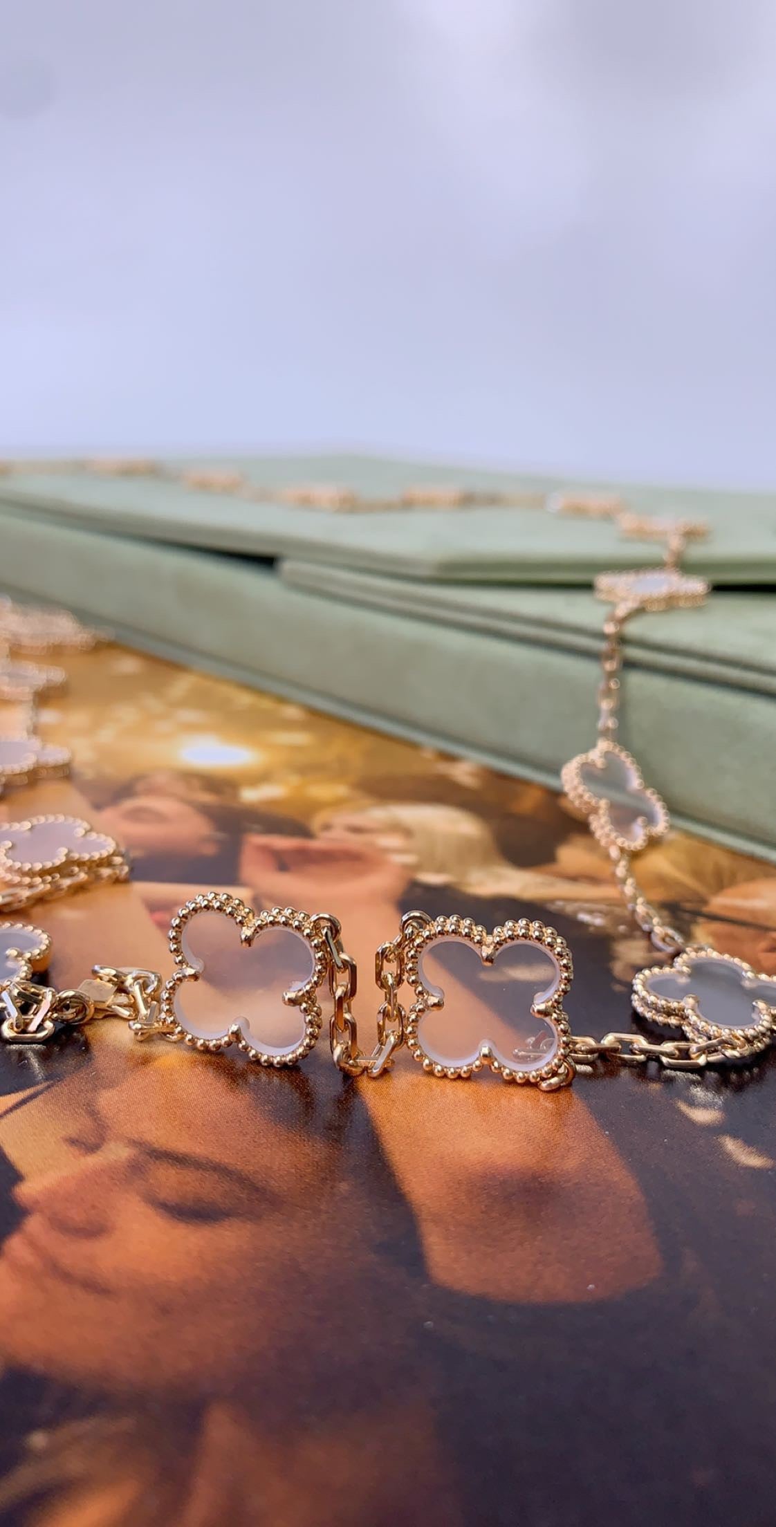 Van Cleef & Arpels Crystal Alhambra Necklace