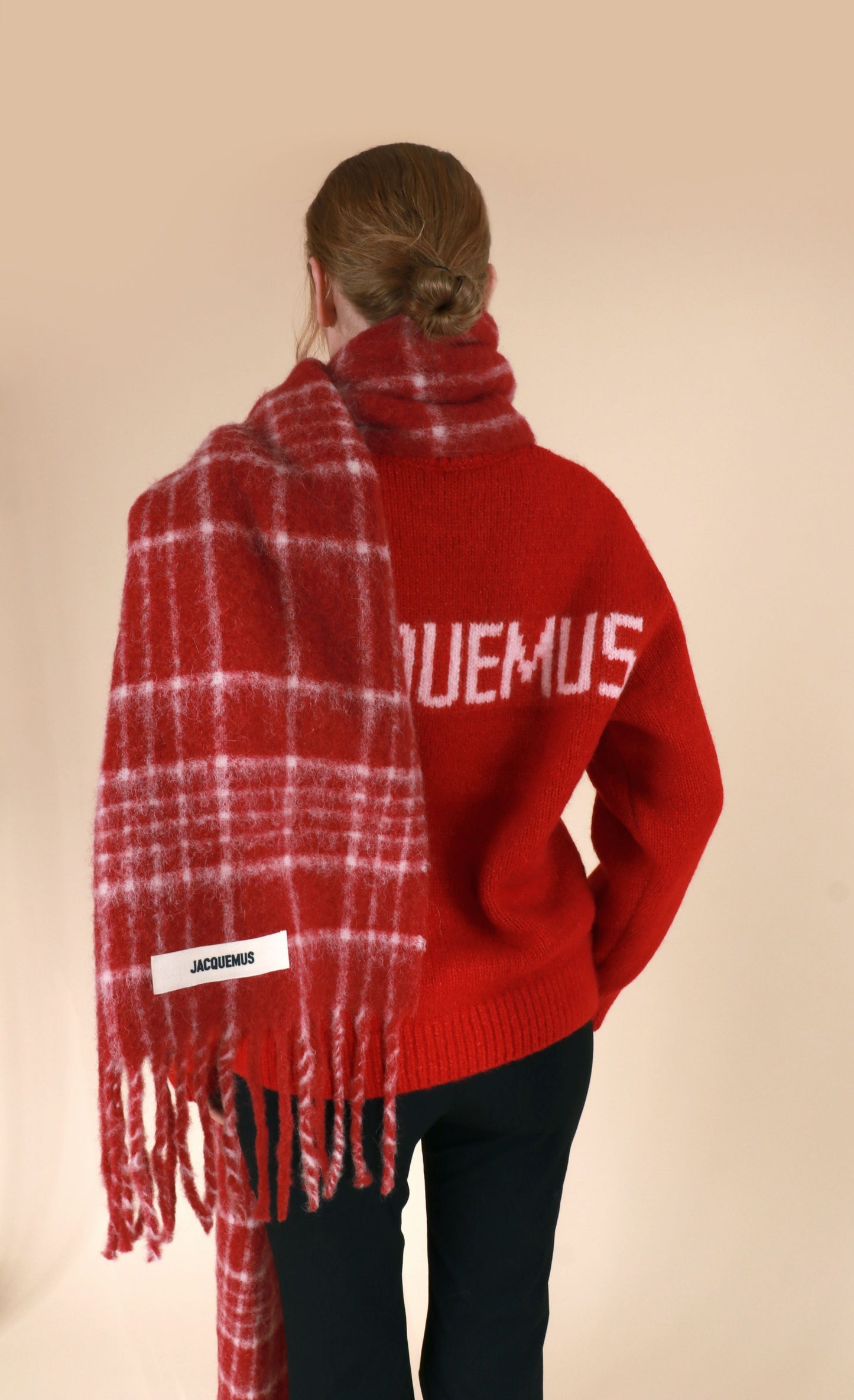 Jacquemus Red Sweater & Scarf